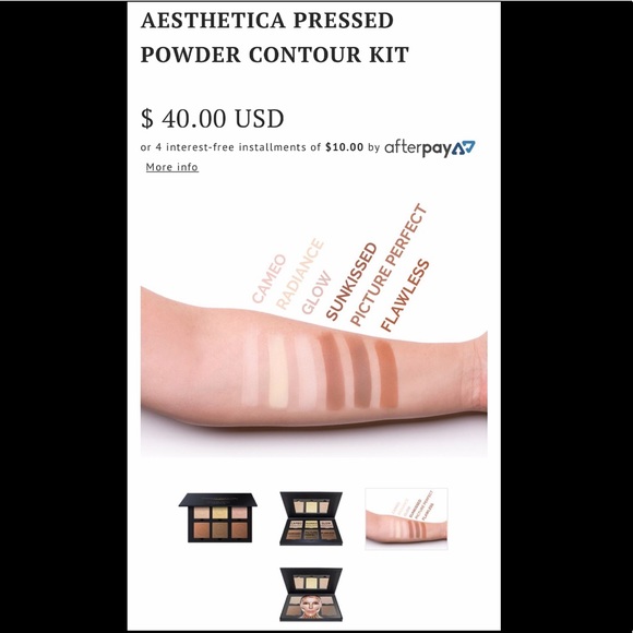 ⚡️ Aesthetica Pressed Powder Contour Kit - Picture 3 of 5